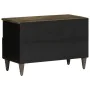 Mueble de TV madera maciza de mango gris claro 70x33,5x46 cm de , Almacenamiento para CD y DVD - Ref: Foro24-4017793, Precio:...