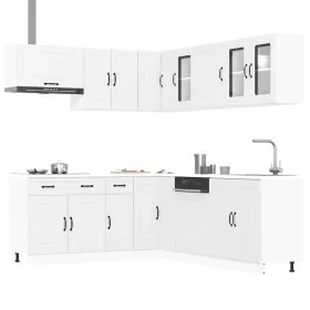 Mueble de cocina Kalmar blanco 11 piezas madera contrachapada de , Armarios de cocina - Ref: Foro24-3314911, Precio: 695,30 €...