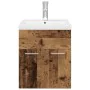 Mueble fregadero con lavabo y grifo empotrados madera vieja de , Muebles de baño - Ref: Foro24-3328905, Precio: 159,85 €, Des...