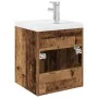 Mueble fregadero con lavabo y grifo empotrados madera vieja de , Muebles de baño - Ref: Foro24-3328905, Precio: 159,85 €, Des...