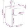 Mueble fregadero con lavabo y grifo empotrados madera vieja de , Muebles de baño - Ref: Foro24-3328905, Precio: 159,85 €, Des...