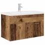 Mueble lavabo con lavabo integrado y grifo madera vieja de , Muebles de baño - Ref: Foro24-3328907, Precio: 221,39 €, Descuen...