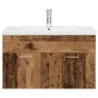 Mueble lavabo con lavabo integrado y grifo madera vieja de , Muebles de baño - Ref: Foro24-3328907, Precio: 221,39 €, Descuen...