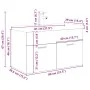 Mueble lavabo con lavabo integrado y grifo madera vieja de , Muebles de baño - Ref: Foro24-3328907, Precio: 221,39 €, Descuen...