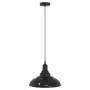 Lámpara colgante regulable en altura E27 negro brillante Ø 31cm de , Lámparas - Ref: Foro24-4103435, Precio: 31,80 €, Descuen...