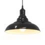 Lámpara colgante regulable en altura E27 negro brillante Ø 31cm de , Lámparas - Ref: Foro24-4103435, Precio: 31,80 €, Descuen...