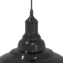 Lámpara colgante regulable en altura E27 negro brillante Ø 31cm de , Lámparas - Ref: Foro24-4103435, Precio: 31,80 €, Descuen...