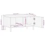 Mesa de centro marrón 80x50x40 cm madera maciza mango de , Mesas de centro - Ref: Foro24-4017724, Precio: 104,12 €, Descuento: %