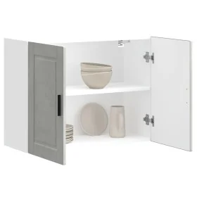 Armario de pared cocina Porto madera ingeniería gris hormigón de , Armarios de cocina - Ref: Foro24-854071, Precio: 72,18 €, ...