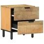 Mesilla de noche marrón 40x33x46 cm madera maciza mango de , Mesitas de noche - Ref: Foro24-4017718, Precio: 79,52 €, Descuen...