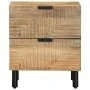 Mesilla de noche marrón 40x33x46 cm madera maciza mango de , Mesitas de noche - Ref: Foro24-4017718, Precio: 79,52 €, Descuen...
