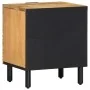 Mesilla de noche marrón 40x33x46 cm madera maciza mango de , Mesitas de noche - Ref: Foro24-4017718, Precio: 79,52 €, Descuen...