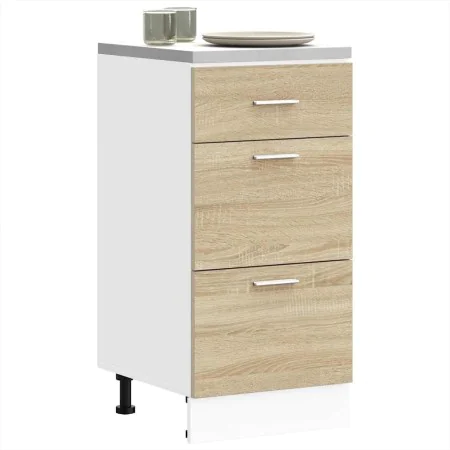 Armario bajo de roble Sonoma 40x46x81,5 cm madera de ingeniería de , Armarios de cocina - Ref: Foro24-854213, Precio: 87,79 €...