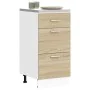 Armario bajo de roble Sonoma 40x46x81,5 cm madera de ingeniería de , Armarios de cocina - Ref: Foro24-854213, Precio: 87,79 €...