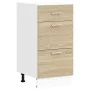Armario bajo de roble Sonoma 40x46x81,5 cm madera de ingeniería de , Armarios de cocina - Ref: Foro24-854213, Precio: 87,79 €...