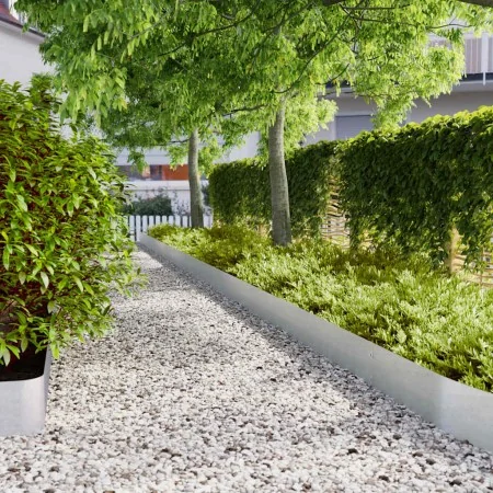 Bordes para césped 10 uds 20x103 cm acero galvanizado by , Garden edging and edging - Ref: Foro24-860159, Price: 52,97 €, Dis...