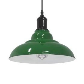 Lámpara colgante regulable en altura E27 verde brillante Ø 31cm de , Lámparas - Ref: Foro24-4103437, Precio: 35,33 €, Descuen...