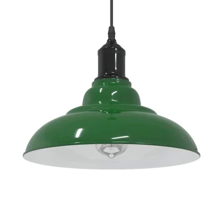 Lámpara colgante regulable en altura E27 verde brillante Ø 31cm de , Lámparas - Ref: Foro24-4103437, Precio: 35,33 €, Descuen...