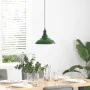 Lámpara colgante regulable en altura E27 verde brillante Ø 31cm de , Lámparas - Ref: Foro24-4103437, Precio: 35,33 €, Descuen...
