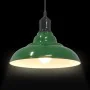 Lámpara colgante regulable en altura E27 verde brillante Ø 31cm de , Lámparas - Ref: Foro24-4103437, Precio: 35,33 €, Descuen...