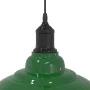 Lámpara colgante regulable en altura E27 verde brillante Ø 31cm de , Lámparas - Ref: Foro24-4103437, Precio: 35,33 €, Descuen...