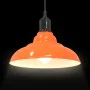 Lámpara colgante regulable altura E27 naranja brillante Ø 31cm by , Lamps - Ref: Foro24-4103440, Price: 45,46 €, Discount: %