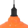 Lámpara colgante regulable altura E27 naranja brillante Ø 31cm by , Lamps - Ref: Foro24-4103440, Price: 45,46 €, Discount: %