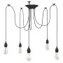 Lámpara colgante con 5 portalámparas E27 metal negro de , Lámparas - Ref: Foro24-4103454, Precio: 33,64 €, Descuento: %