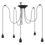 Lámpara colgante con 5 portalámparas E27 metal negro de , Lámparas - Ref: Foro24-4103454, Precio: 33,64 €, Descuento: %