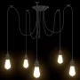 Lámpara colgante con 5 portalámparas E27 metal negro de , Lámparas - Ref: Foro24-4103454, Precio: 33,64 €, Descuento: %