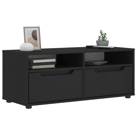 Mueble de TV VISNES negro 100x40x38 cm madera de ingeniería de , Muebles TV - Ref: Foro24-4108293, Precio: 116,75 €, Descuent...