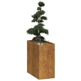 Jardinera oxidada 40x80x80 cm acero corten de , Maceteros y jardineras - Ref: Foro24-860779, Precio: 92,63 €, Descuento: %