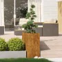 Jardinera oxidada 40x80x80 cm acero corten de , Maceteros y jardineras - Ref: Foro24-860779, Precio: 92,63 €, Descuento: %