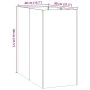 Jardinera oxidada 40x80x80 cm acero corten de , Maceteros y jardineras - Ref: Foro24-860779, Precio: 92,63 €, Descuento: %