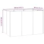 Jardinera oxidada 120x80x80 cm acero corten de , Maceteros y jardineras - Ref: Foro24-860793, Precio: 129,51 €, Descuento: %