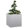 Jardinera 80x80x80 cm de acero galvanizado de , Maceteros y jardineras - Ref: Foro24-860785, Precio: 96,76 €, Descuento: %