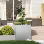 Jardinera 80x80x80 cm de acero galvanizado de , Maceteros y jardineras - Ref: Foro24-860785, Precio: 96,76 €, Descuento: %