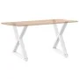 Patas para mesa de comedor 2 uds blanco 70x(72-73,3) cm de , Patas para mesas - Ref: Foro24-4012725, Precio: 117,88 €, Descue...