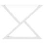 Patas para mesa de comedor 2 uds acero blanco 90x(72-73,3) cm de , Patas para mesas - Ref: Foro24-4012733, Precio: 129,77 €, ...