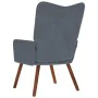 Sillón de relax de terciopelo gris oscuro de , Sillones - Ref: Foro24-4016811, Precio: 112,19 €, Descuento: %