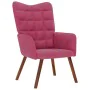 Sillón de relax con reposapiés terciopelo rojo tinto de , Sillones - Ref: Foro24-4016826, Precio: 103,59 €, Descuento: %