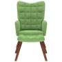 Sillón de relax con reposapiés terciopelo verde claro de , Sillones - Ref: Foro24-4016824, Precio: 134,94 €, Descuento: %