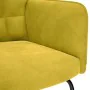 Silla mecedora de terciopelo amarillo de , Mecedoras - Ref: Foro24-4016839, Precio: 92,90 €, Descuento: %