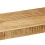 Estante de pared madera maciza de mango 110x33x45 cm de , Almacenamiento para CD y DVD - Ref: Foro24-4017488, Precio: 142,34 ...