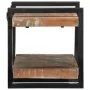 Estante de pared multicolor de madera maciza reciclada de , Almacenamiento para CD y DVD - Ref: Foro24-4017483, Precio: 72,65...