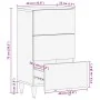 Aparador 40x33x75 cm madera maciza mango de , Aparadores - Ref: Foro24-4017815, Precio: 94,95 €, Descuento: %