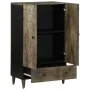 Aparador alto madera maciza de mango 60x33x110 cm de , Aparadores - Ref: Foro24-4017822, Precio: 149,11 €, Descuento: %