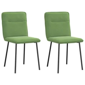 Sillas de comedor 2 unidades terciopelo verde claro de , Sillas de comedor - Ref: Foro24-4101212, Precio: 86,62 €, Descuento: %