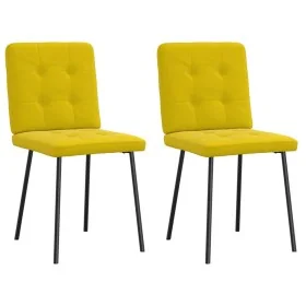 Sillas de comedor 2 unidades terciopelo amarillo von , Essstühle - Ref: Foro24-4101064, Preis: 81,48 €, Rabatt: %