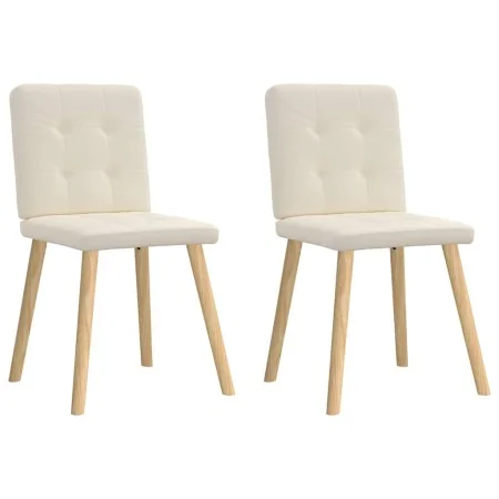 Sillas de comedor 2 unidades lino de , Sillas de comedor - Ref: Foro24-4101079, Precio: 104,89 €, Descuento: %